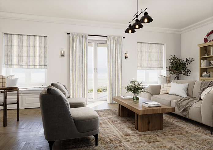 Vintage Stripe, Gold Coast - Made to Measure Curtains - Image 7